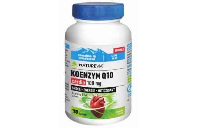 NatureVia Koenzym Q10 Cardio 100 mg cps.180